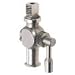 Stopcock One-Way Female Luer To 1/4-32 Thread Brass