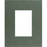 Savage ProMatte, Single 11 x 14 Photo Mat with 8 x 10 Opening, Bevel Cut, Acid Free, Single Color: Cypress Green.