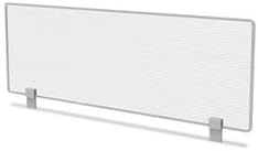 ** Trento Line Dividing Panel, Polycarbonate, 47-1/8w x 3/4d x 15-1/2h, Translucent
