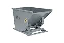 1 Cu Yd Gray Heavy Duty Self Dumping Forklift Hopper