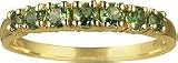 14K Gold Green Tsavorite Ring
