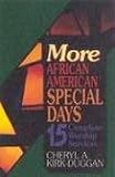 cover of More African American Special Days: Fifteen Complete Worship Services