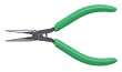 Xcelite LN54G, 5 inch Thin Long Nose Pliers with Green Cushion Grips
