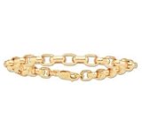 9 Hollow Belcher Link Bracelet