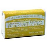 Dr Bronner Organic Bar Soap - Lemon