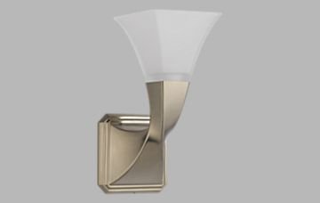 Brizo 697030-BN - Virage: Light - Single Sconce - Brushed Nickel Finish