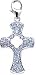 Cross, 14K Gold Diamond Charm