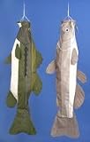 River's Edge® Fish Windsock; Bass