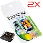 2 x Reusable Crystal Clear LCD Screen Protector Guard Film for Samsung Giorgio Armani B7620U