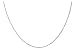 14k White Gold .7mm Wheat Chain Necklace, 18