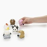 12 Farm Animal-Shaped Relaxable Balls