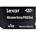 Lexar 1GB Memory Stick Pro Duo- Gaming