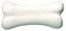 Shipwreck Beads 11 by 22mm Peruvian Hand Crafted Ceramic Dog Bone Beads, White, 8 Per Pack