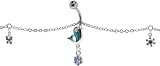 Light Blue DOLPHIN Charm Dangle BELLY CHAIN
