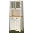 Buffet and Hutch - White/ Natural