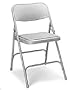 [Itm] Neutral Tan [Acsry To]: Economy Steel Chairs - Steel Chair with 1" Padded Seat - Neutral Tan