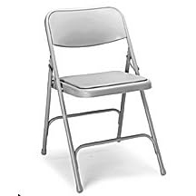 [Itm] Neutral Tan [Acsry To]: Economy Steel Chairs - Steel Chair with 1" Padded Seat - Neutral Tan