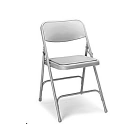 [Itm] Neutral Tan [Acsry To]: Economy Steel Chairs - Steel Chair with 1" Padded Seat - Neutral Tan