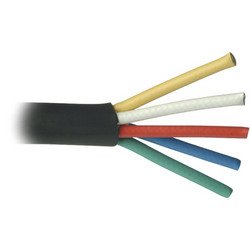 Miniature Coaxial Cable - Red, Green, Blue, White & Yellow