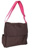 Dark Brown Diaper Messenger Bag w/ Changing Pad by Milano