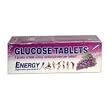 Glucose Tablets Tube for Raise Blood Sugar, Grape - 10/Pack X 12 Packs