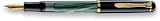 Pelikan Tradition Series 200 Green Marble GT Fine Point Fountain Pen - 994095