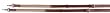 Henri de Rivel Side Reins - Leather With Elastic Insert - Havana