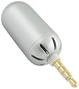 GreyMobiles Silver Mini Clip On Portable Microphone And Speaker For Apple iPhone 3G 3GS - iPod Nano 4G 5G - Classic - Touch 2G 3G