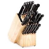 Ronco KN3005BLGEN Ronco Rocker 20 Piece Cutlery & Wooden Block Set