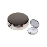 IMAGE OF Kingsley Round Pill Box - Silver Plated