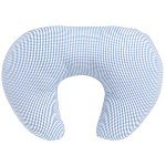 Widgey Breast Feeding Maternity Nursing Pillow in Blue Gingham Design PLUS Free Thomas Book (RRP &pound;4.99) exclusively packaged by THE BABY