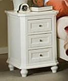 Sienna White Wood Bedroom Furniture Set: Sienna 3-Drawer White Wood Nightstand Review
