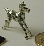 Foal Standing Horse in Pewter by Warwick Miniatures