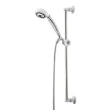 Alsons 1501MACBX Five-Spray Massage Hand Shower with Classic Wall Bar Unit, Chrome Alsons 1501MACBX Five-Spray Massage Hand Shower with Classic Wall Bar Unit, Chrome