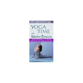 (35,36,26) Marlon Braccia: Yoga Therapy: Diabetes & Lower Abdominal Organs I, II, III  (Box Set) [VHS]