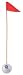 Stik-A-Flag� New Jersey Skier Down Flag - Required by law in New Jersey, this bright orange nylon 12� triangular flag is mounted to a 4 ft. long pole. Attach it to windshields, boat finishes and PWC�s with Kwik Tek�s giant 3-1/4� suction cup. Patented.