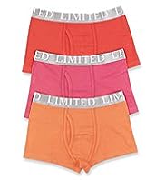 3 Pack Limited Cotton Rich Assorted Trunks