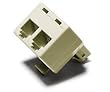 Recoton T25   Modular Duplex Jack, Ivory