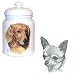 Chihuahua, Smooth Cookie Jar, Porcelain by Rosalinde (10' X 7')