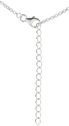 My Little Pony Girls' Plated Metal Pinkie Pie Pendant Necklace (Silver Tone)