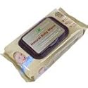 Clearly Herbal BAMBOO Natural Baby Wipes (Pack of 60)