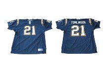 LaDainian Tomlinson San Diego Chargers Authentic Reebok NFL Football Jersey (White, Navy)