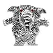 Sterling Silver Brooch - Elephant