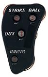 Plastic 4 Digit Indicator - Black