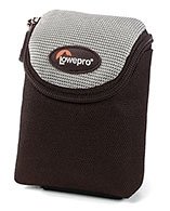 Lowepro D-Res 8s Compact Camera Pouch - Black/Silver