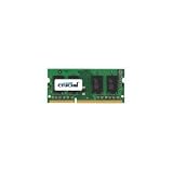 Crucial Technology CT51264BC1067 4 GB 204-pin SODIMM DDR3 PC3-8500 CL=7 Unbuffered NON-ECC DDR3-1066 1.5V 512Meg x 64 Memory