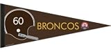 Denver Broncos Premium Pennant - Afl Helmet Throwback Style