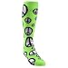 Red Lion Peace Knee High Socks - SIZE: 9 - 11, COLOR: Flourescent Green