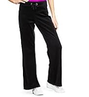 Cotton Rich Straight Leg Velour Joggers