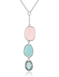 ELLE Jewelry "Sugar Melon" Multi-Stone Necklace, 16"